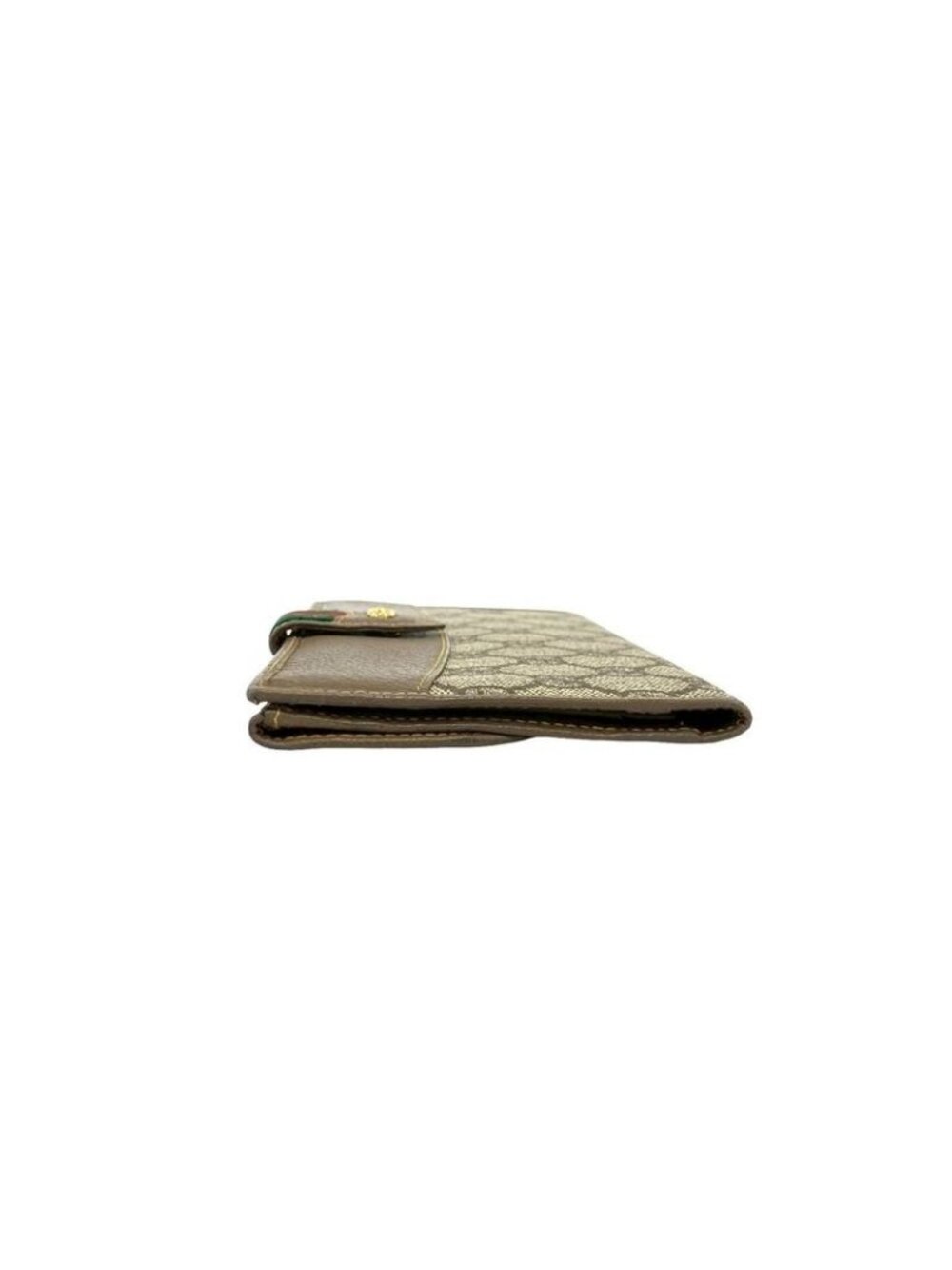 ★SOLD★ Gucci Vintage Sherry Line GG Logo Leather Wallet Brown - Picture 4 of 10